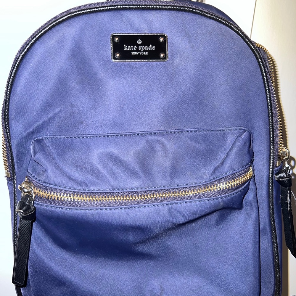 Kate Spade Mini Backpack Navy Blue - Picture 2 of 5